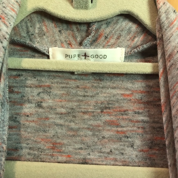 Anthropologie Gray Open-Front Cardigan - Picture 3 of 3